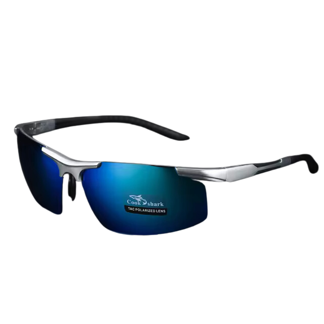 Driving Glasses Polarized Sunglasses Outdoor Sports Eyewear Aluminum Magnesium Frame Men's Sunglasses High-Quality Sunglasses Riding Sunglasses Glare Reduction Glasses Protective Eyewear Durable Driving Glasses