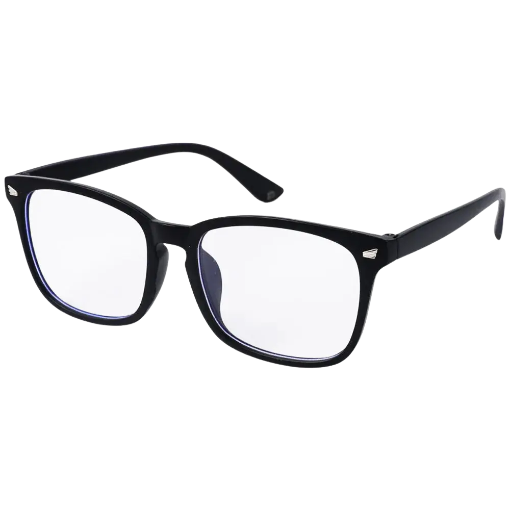 Blue Light Blocking Glasses, Square Nerd Eyeglasses, Unisex Blue Light Glasses, Plastic Lens Glasses, Computer Glasses, Gaming Eyewear, Blue Ray Glasses, Lightweight Glasses, Anti Blue Light Frames, Digital Eye Protection
