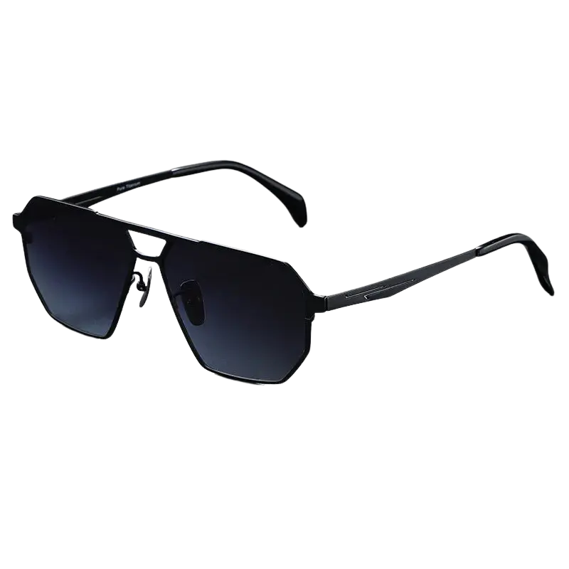 sunglasses, titanium frame, polarized, UV protection, unisex, photochromic, pilot style, men, women, lightweight