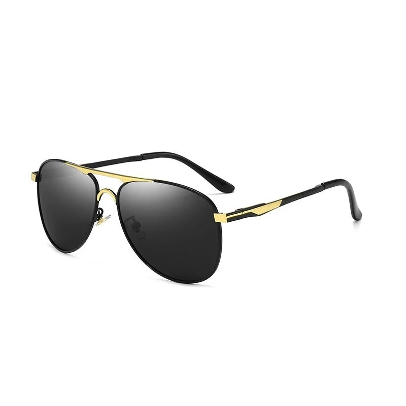 Luxury Pilot Sunglasses, Polarized Sunglasses, UV400 Protection, Men’s Sunglasses, Women’s Sunglasses, Designer Metal Shades, Mirror Lenses, Anti-reflective Sunglasses, Driving Sunglasses, Fishing Sunglasses