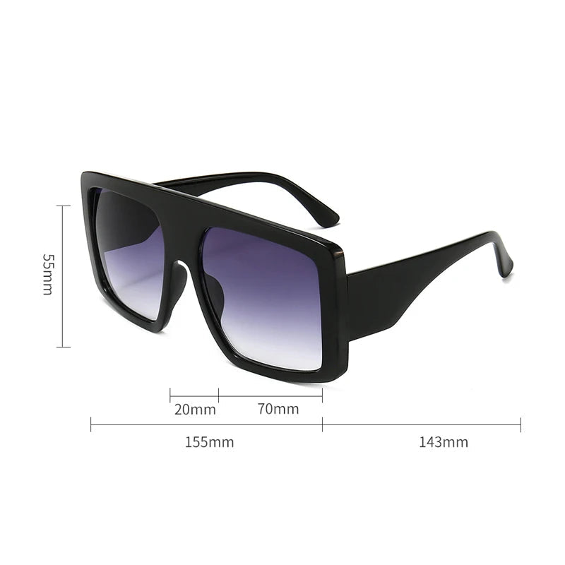 Vintage Oversized Sunglasses, Square Acrylic Frame Shades, Big Black Shield Sunglasses, Luxury Brand Sunglasses Women, UV400 Gradient Sunglasses, Trendy Sun Glasses, Women’s Fashion Eyewear, Oversized Luxury Sunglasses, Black Square Sunglasses, Statement Sunglasses