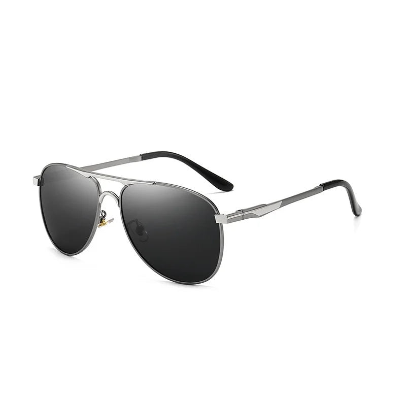 Luxury Pilot Sunglasses, Polarized Sunglasses, UV400 Protection, Men’s Sunglasses, Women’s Sunglasses, Designer Metal Shades, Mirror Lenses, Anti-reflective Sunglasses, Driving Sunglasses, Fishing Sunglasses