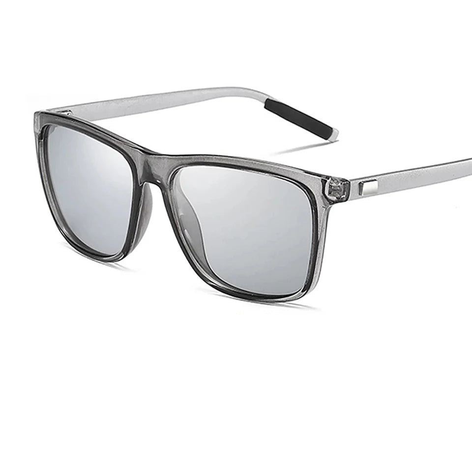 photochromic sunglasses, polarized sunglasses, UV400 protection, chameleon sunglasses, acetate frame, men’s pilot sunglasses, classic square sunglasses, transition lenses, adaptive eyewear, stylish sunglasses