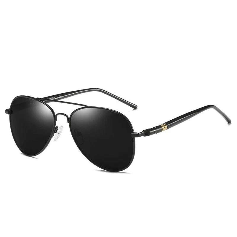 Luxury Pilot Sunglasses, Polarized Sunglasses, UV400 Protection, Men’s Sunglasses, Women’s Sunglasses, Designer Metal Shades, Mirror Lenses, Anti-reflective Sunglasses, Driving Sunglasses, Fishing Sunglasses