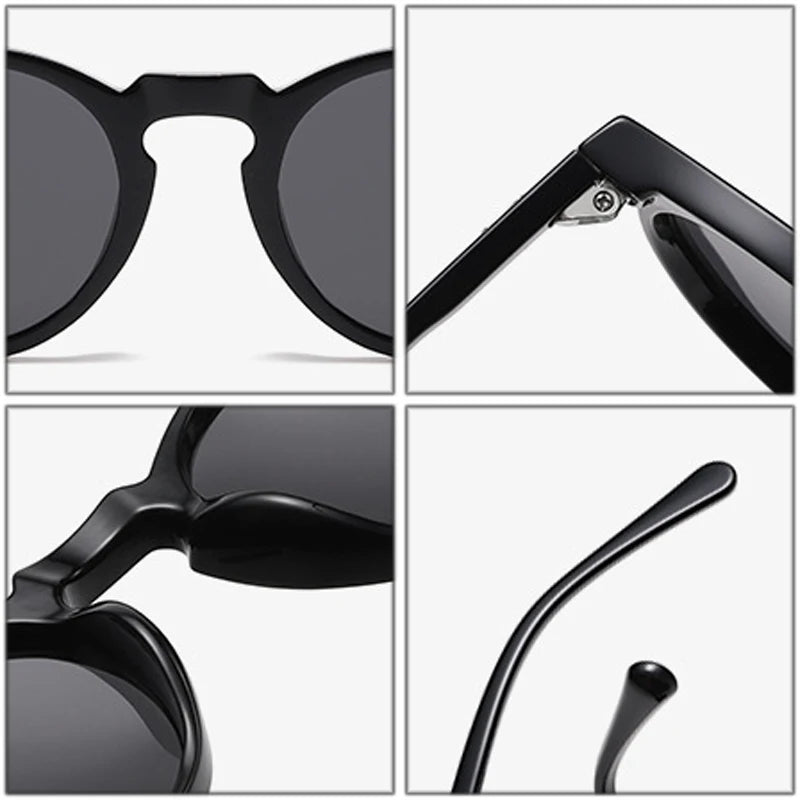 Retro Round Polarized Sunglasses