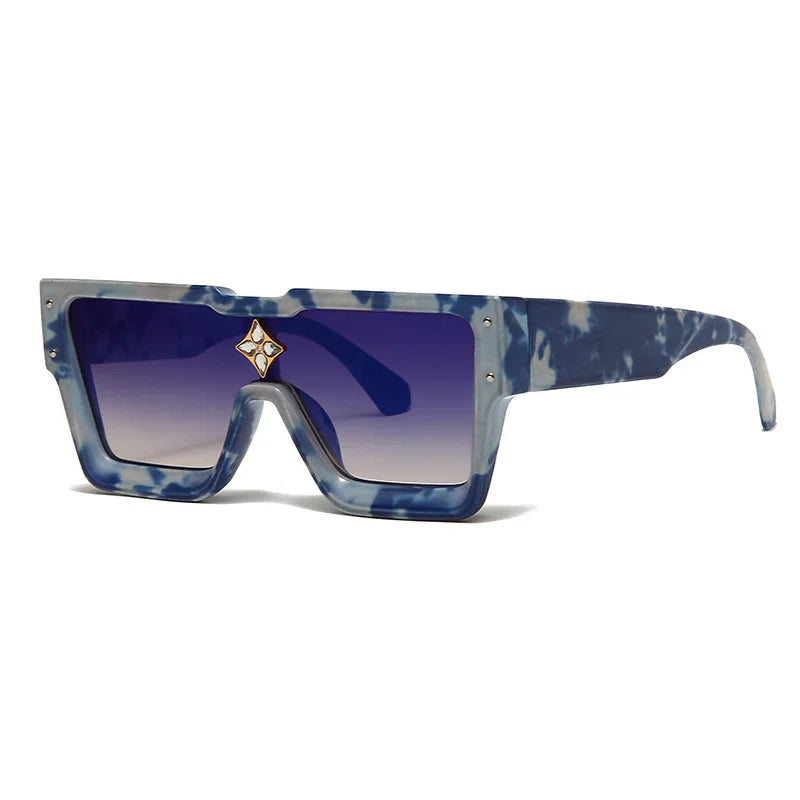 Oversized Square Sunglasses, Luxury Sunglasses Women, Crystal Sunglasses, Trendy UV400 Shades, Fashion Square Eyewear, Mirror Gradient Sunglasses, Resin Lenses Sunglasses, CE Certified Sunglasses, Designer Sunglasses, Statement Eyewear