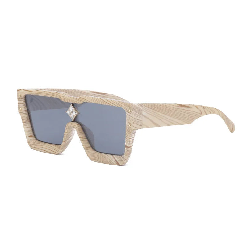 Oversized Square Sunglasses, Luxury Sunglasses Women, Crystal Sunglasses, Trendy UV400 Shades, Fashion Square Eyewear, Mirror Gradient Sunglasses, Resin Lenses Sunglasses, CE Certified Sunglasses, Designer Sunglasses, Statement Eyewear