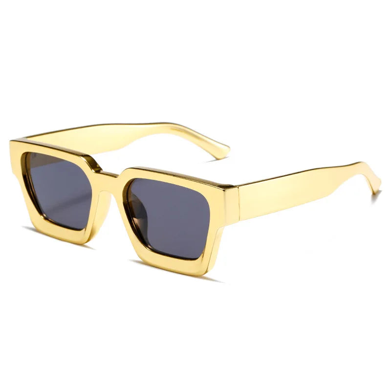 retro sunglasses, thick frame sunglasses, UV400 protection, square sunglasses, mirror lenses, gradient lenses, unisex sunglasses, vintage style eyewear, outdoor sports sunglasses, fashion sunglasses