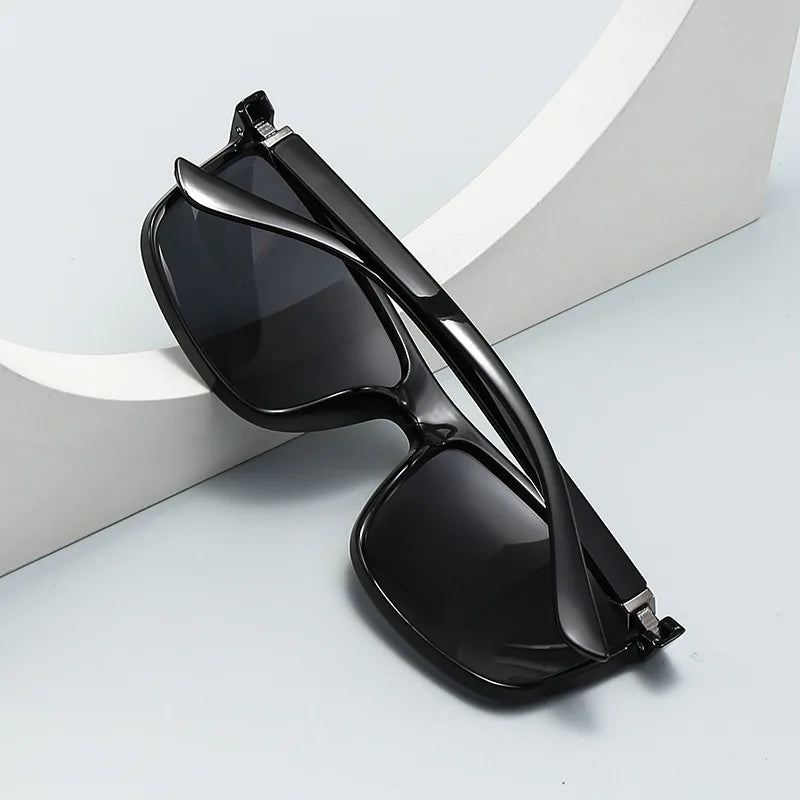 polarized sunglasses, sports sunglasses, UV400 protection, outdoor eyewear, resin frame, large square sunglasses, driving sunglasses, fishing sunglasses, unisex sunglasses, anti-reflective lenses