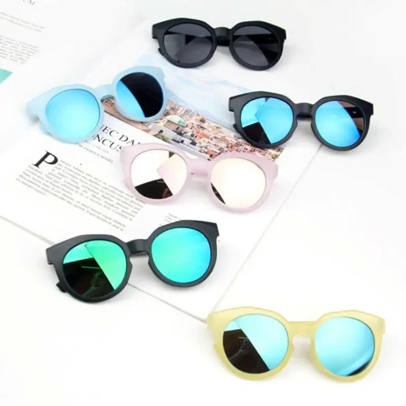 Kids Sunglasses, Bright Lenses Sunglasses, Baby UV400 Protection, Kids Outdoor Eyewear, 2-8 Years Sunglasses, Non-Polarized Sunglasses, Full-Frame Sunglasses, Lightweight Kids Shades, Trendy Baby Sunglasses, Durable Polycarbonate Eyewear