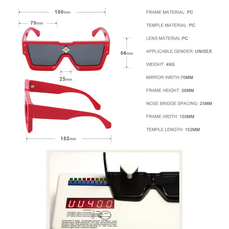 Oversized Square Sunglasses, Luxury Sunglasses Women, Crystal Sunglasses, Trendy UV400 Shades, Fashion Square Eyewear, Mirror Gradient Sunglasses, Resin Lenses Sunglasses, CE Certified Sunglasses, Designer Sunglasses, Statement Eyewear