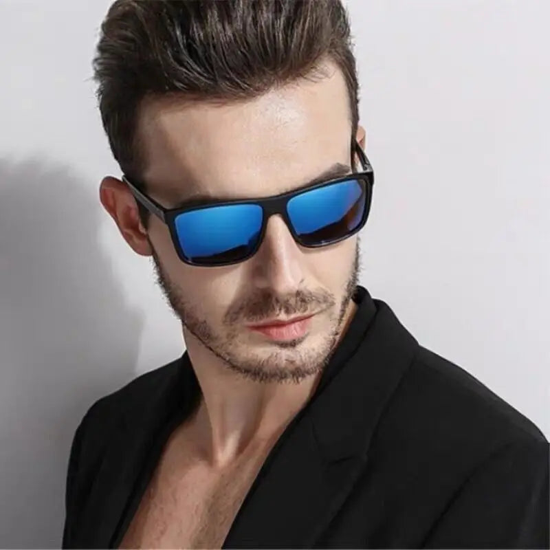 polarized sunglasses, sports sunglasses, UV400 protection, outdoor eyewear, resin frame, large square sunglasses, driving sunglasses, fishing sunglasses, unisex sunglasses, anti-reflective lenses