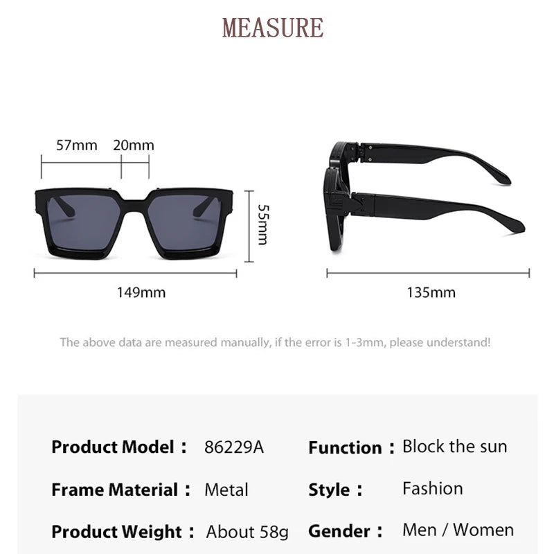 Millionaire Square Sunglasses