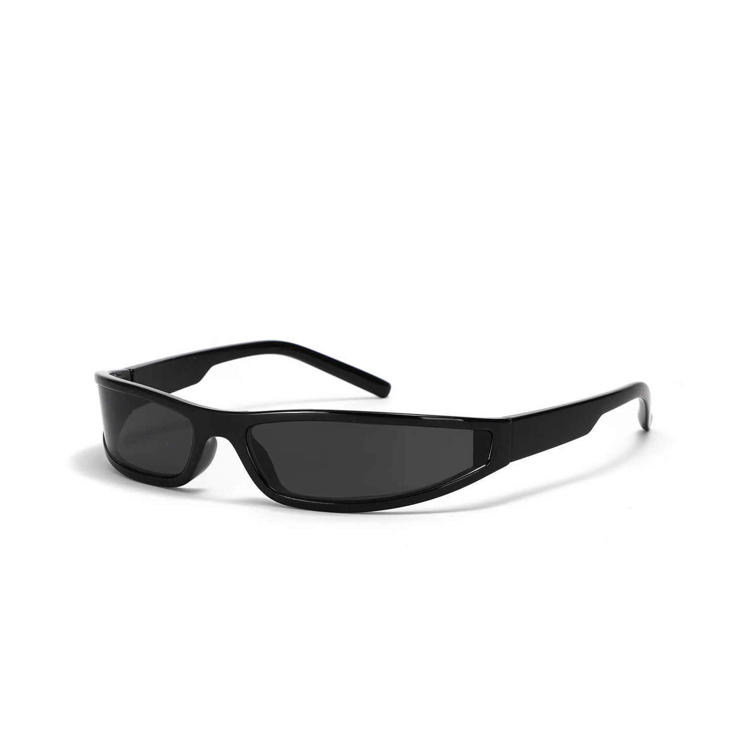 Sunglasses, Punk Wrap Around Shades, Small Rectangle Frame, Gradient Lenses, UV400 Protection, Men's Sports Sunglasses, Women's Fashion Eyewear, Polycarbonate Frame, Vintage Sunglasses, Cool Mirror Eyewear