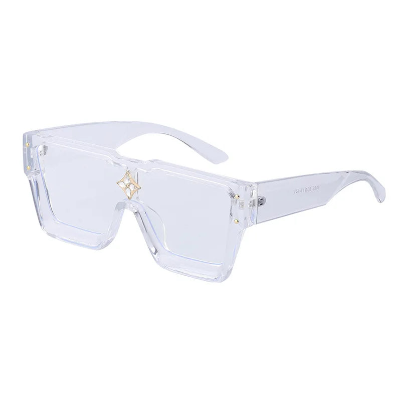 Oversized Square Sunglasses, Luxury Sunglasses Women, Crystal Sunglasses, Trendy UV400 Shades, Fashion Square Eyewear, Mirror Gradient Sunglasses, Resin Lenses Sunglasses, CE Certified Sunglasses, Designer Sunglasses, Statement Eyewear