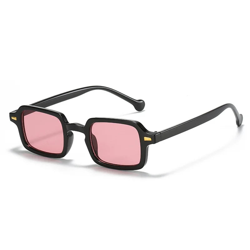 retro square sunglasses, blue light blocking, UV400 protection, unisex sunglasses, vintage style eyewear, plastic frame sunglasses, casual fashion shades, decorative sunglasses, men and women sunglasses, sunscreen sunglasses.