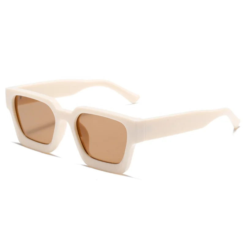 retro sunglasses, thick frame sunglasses, UV400 protection, square sunglasses, mirror lenses, gradient lenses, unisex sunglasses, vintage style eyewear, outdoor sports sunglasses, fashion sunglasses