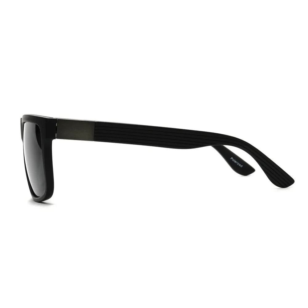 vintage sunglasses, polarized sunglasses, UV400 protection, square sunglasses, striped legs, metal decoration, women’s sunglasses, men’s sunglasses, anti-reflective lenses, fashion eyewear
