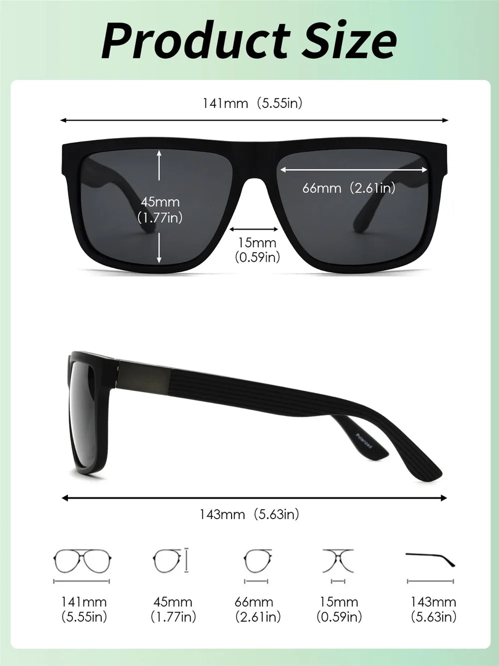 vintage sunglasses, polarized sunglasses, UV400 protection, square sunglasses, striped legs, metal decoration, women’s sunglasses, men’s sunglasses, anti-reflective lenses, fashion eyewear