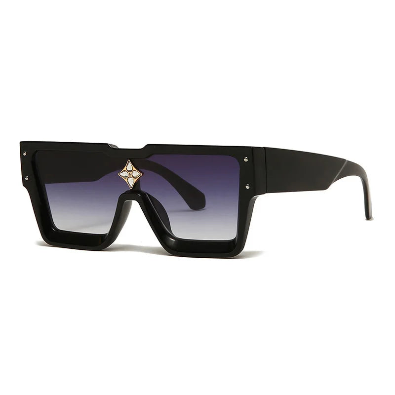 Oversized Square Sunglasses, Luxury Sunglasses Women, Crystal Sunglasses, Trendy UV400 Shades, Fashion Square Eyewear, Mirror Gradient Sunglasses, Resin Lenses Sunglasses, CE Certified Sunglasses, Designer Sunglasses, Statement Eyewear
