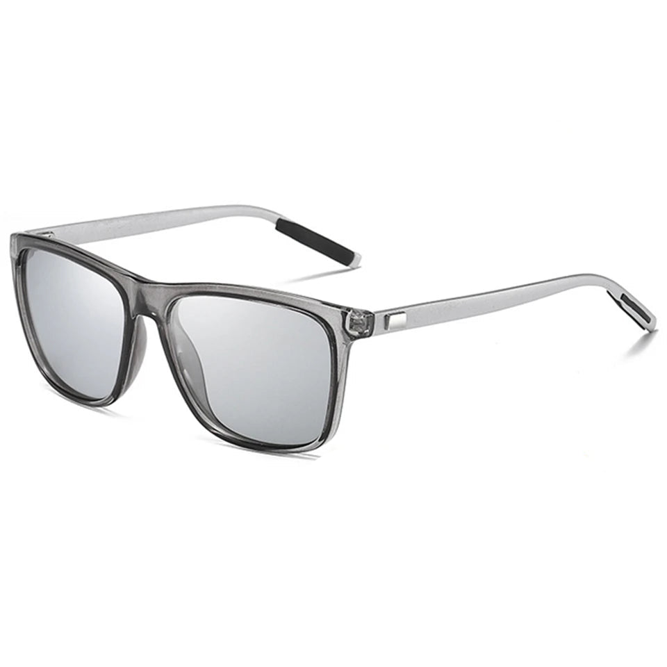 photochromic sunglasses, polarized sunglasses, UV400 protection, chameleon sunglasses, acetate frame, men’s pilot sunglasses, classic square sunglasses, transition lenses, adaptive eyewear, stylish sunglasses