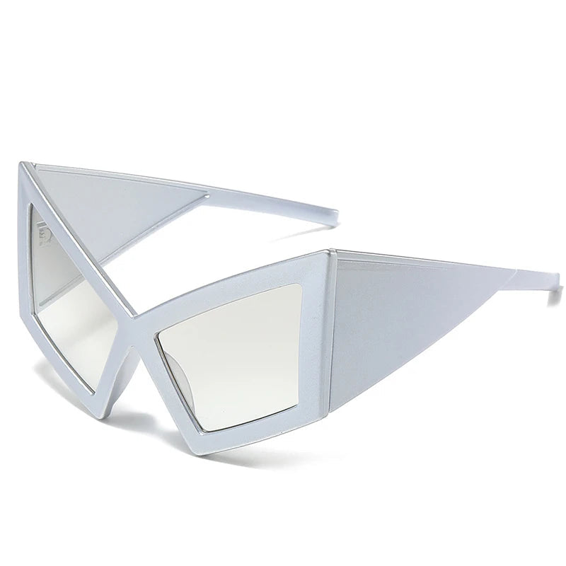 Oversized Sunglasses, Cat Eye Sunglasses, Shield Punk Shades, Women's Fashion Eyewear, Big Frame Sunglasses, UV400 Protection, Gradient Lenses, Luxury Travel Sunglasses, Trendy Women's Sunglasses, 2025 Fashion Eyewear
