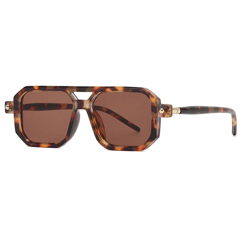 retro square sunglasses, blue light blocking, UV400 protection, unisex sunglasses, vintage style eyewear, plastic frame sunglasses, casual fashion shades, decorative sunglasses, men and women sunglasses, sunscreen sunglasses.