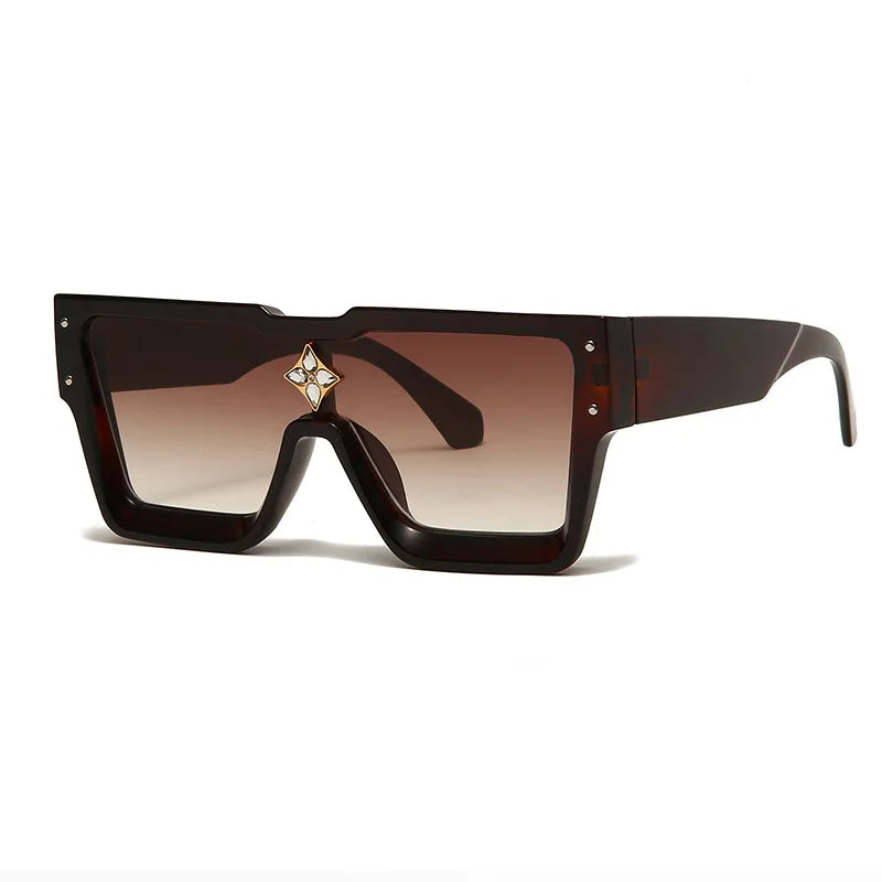 Oversized Square Sunglasses, Luxury Sunglasses Women, Crystal Sunglasses, Trendy UV400 Shades, Fashion Square Eyewear, Mirror Gradient Sunglasses, Resin Lenses Sunglasses, CE Certified Sunglasses, Designer Sunglasses, Statement Eyewear