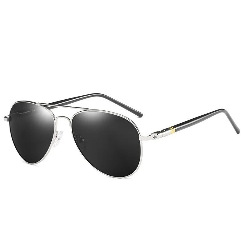 Luxury Pilot Sunglasses, Polarized Sunglasses, UV400 Protection, Men’s Sunglasses, Women’s Sunglasses, Designer Metal Shades, Mirror Lenses, Anti-reflective Sunglasses, Driving Sunglasses, Fishing Sunglasses