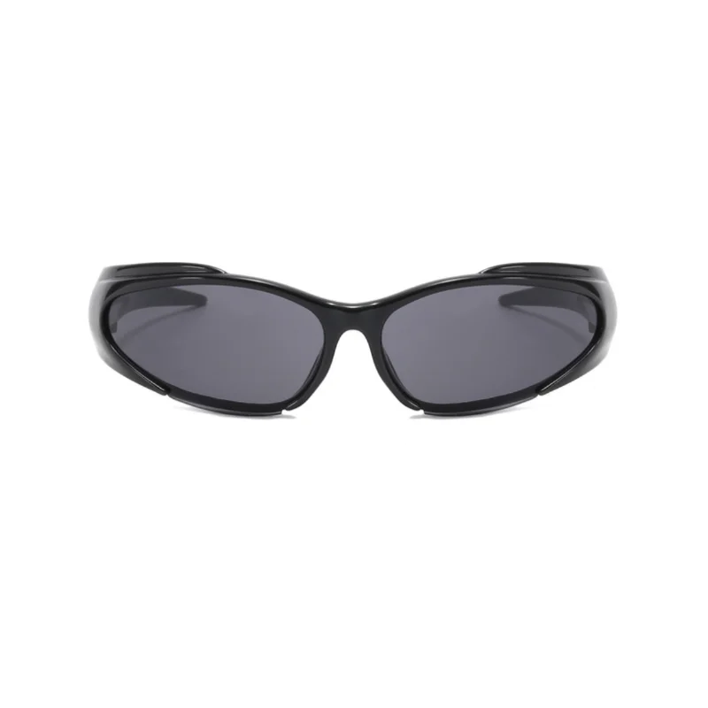 Y2K Sunglasses, Punk Fashion Shades, Women's Retro Sunglasses, UV400 Protection, Wrap Around Glasses, Outdoor Sports Goggles, Polycarbonate Frame, Acrylic Lenses, Hip Hop Eyewear, Edgy Sunglasses for Women
