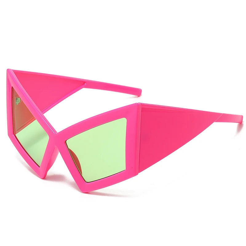 Oversized Sunglasses, Cat Eye Sunglasses, Shield Punk Shades, Women's Fashion Eyewear, Big Frame Sunglasses, UV400 Protection, Gradient Lenses, Luxury Travel Sunglasses, Trendy Women's Sunglasses, 2025 Fashion Eyewear