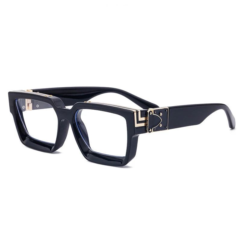 Millionaire sunglasses, vintage square sunglasses, luxury retro glasses, UV400 protection, photochromic sunglasses, anti-reflective lenses, fashion sunglasses for men, trendy punk sunglasses, vacation eyewear, durable polycarbonate frame