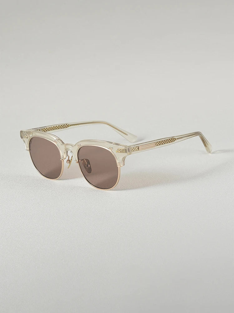Vintage Polarized Eyebrow Sunglasses