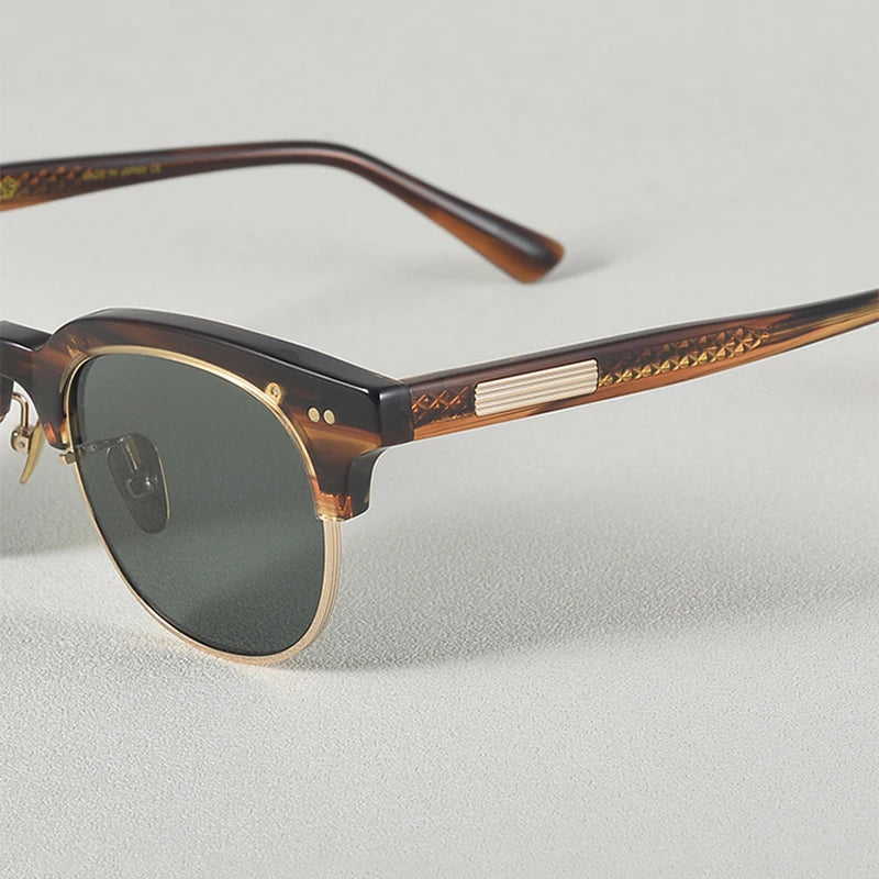 Vintage Polarized Eyebrow Sunglasses