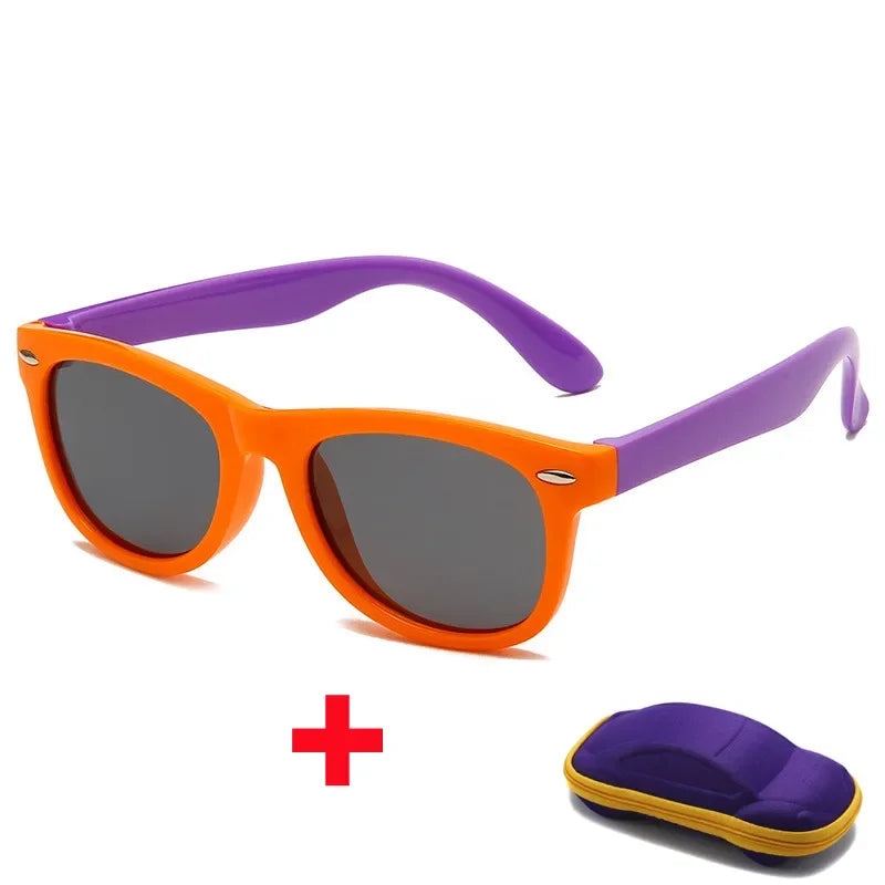 baby sunglasses, silicone sunglasses for kids, UV400 protection, boys outdoor goggles, square style sunglasses,
safety glasses for kids, plastic titanium frame, gift sunglasses for children, kids eyewear with glasses box,
toddler sunglasses