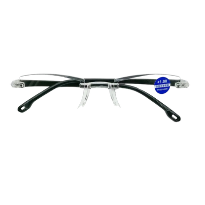 blue light glasses, anti blue light, gaming glasses, computer glasses, eyewear strain, men’s glasses, rimless glasses, acrylic lenses, clear gaming glasses, eye comfort