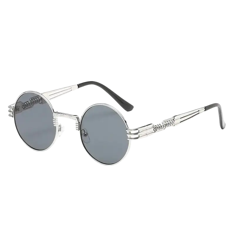 steampunk sunglasses, round metal sunglasses, UV400 eyewear, retro shades, colorful sunglasses, alloy frame, polycarbonate lenses, punk style, unisex sunglasses, vintage eyewear