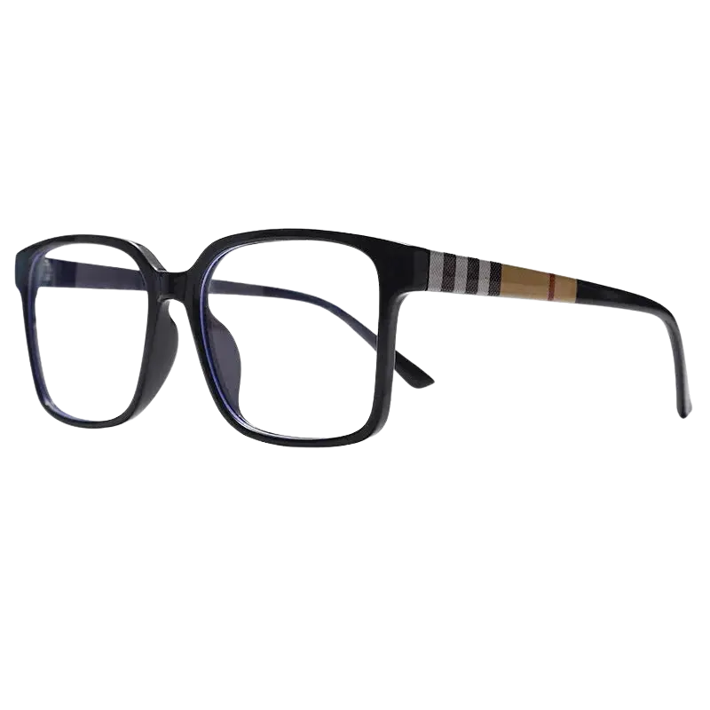 retro glasses, blue light blocking, square frames, unisex eyewear, computer glasses, office eyewear, prescription glasses, Plastic Titanium, polycarbonate lenses, fashion eyeglasses