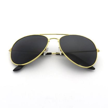 Unisex Pilot Sunglasses, Vintage Designer Shades, Trendy Fashion Eyewear, Alloy Frame Sunglasses, Mirror Lenses Sunglasses, Casual Sunglasses for Men and Women, Stylish Driving Shades, Outdoor Sunglasses, Men's and Women's Eyewear, Fashionable Pilot Sunglasses