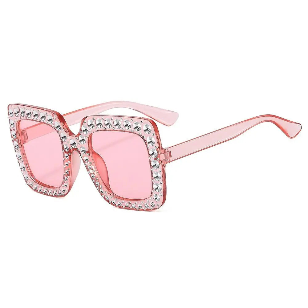 Rhinestone Sunglasses, Kids Sparkling Sunglasses, Diamond Square Shades, UV400 Children’s Eyewear, Trendy Girls Sunglasses, Rhinestone Fashion Goggles, Stylish Kids Sunglasses, Sparkling Rectangle Sunglasses, Polycarbonate Kids Shades, 2025 Fashion Eyewear

