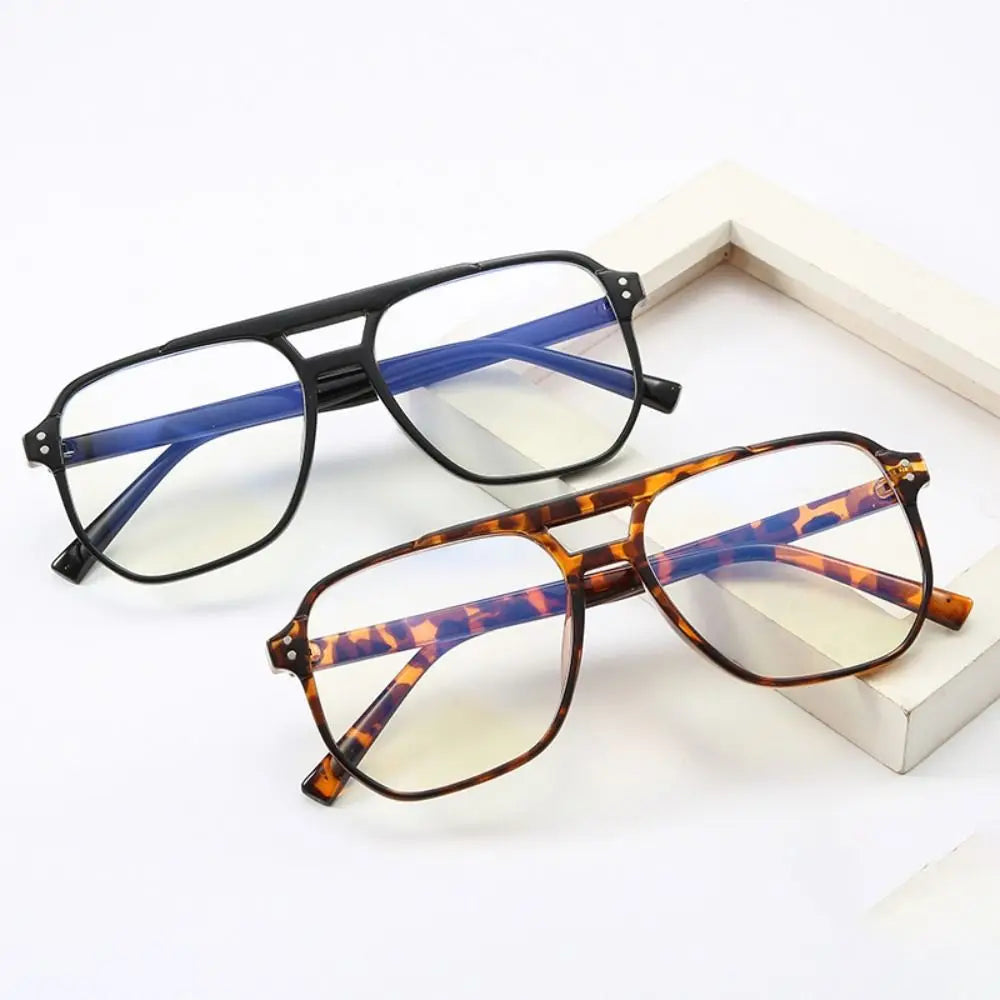 blue light glasses, eye protection, square frame glasses, unisex eyewear, ultralight spectacles, PC glasses, trendy glasses, fashionable eyewear, anti-blue light, plastic frames