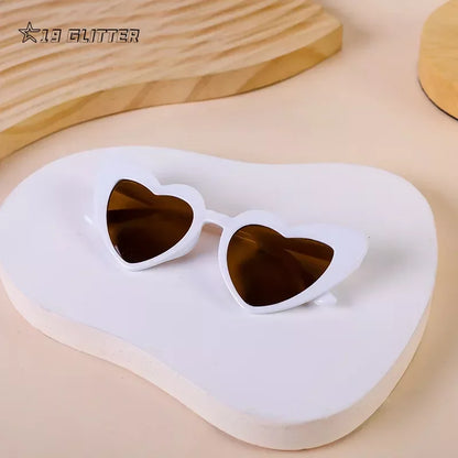 Kids Heart Sunglasses, Cute Heart Shades, Polarized Kids Sunglasses, UV400 Protection Glasses, Cartoon Sunglasses for Kids, Outdoor Sunglasses for Girls, Heart-Shaped Kids Glasses, Polycarbonate Children Sunglasses, Trendy Kids Eyewear, Fun Sunglasses for Children