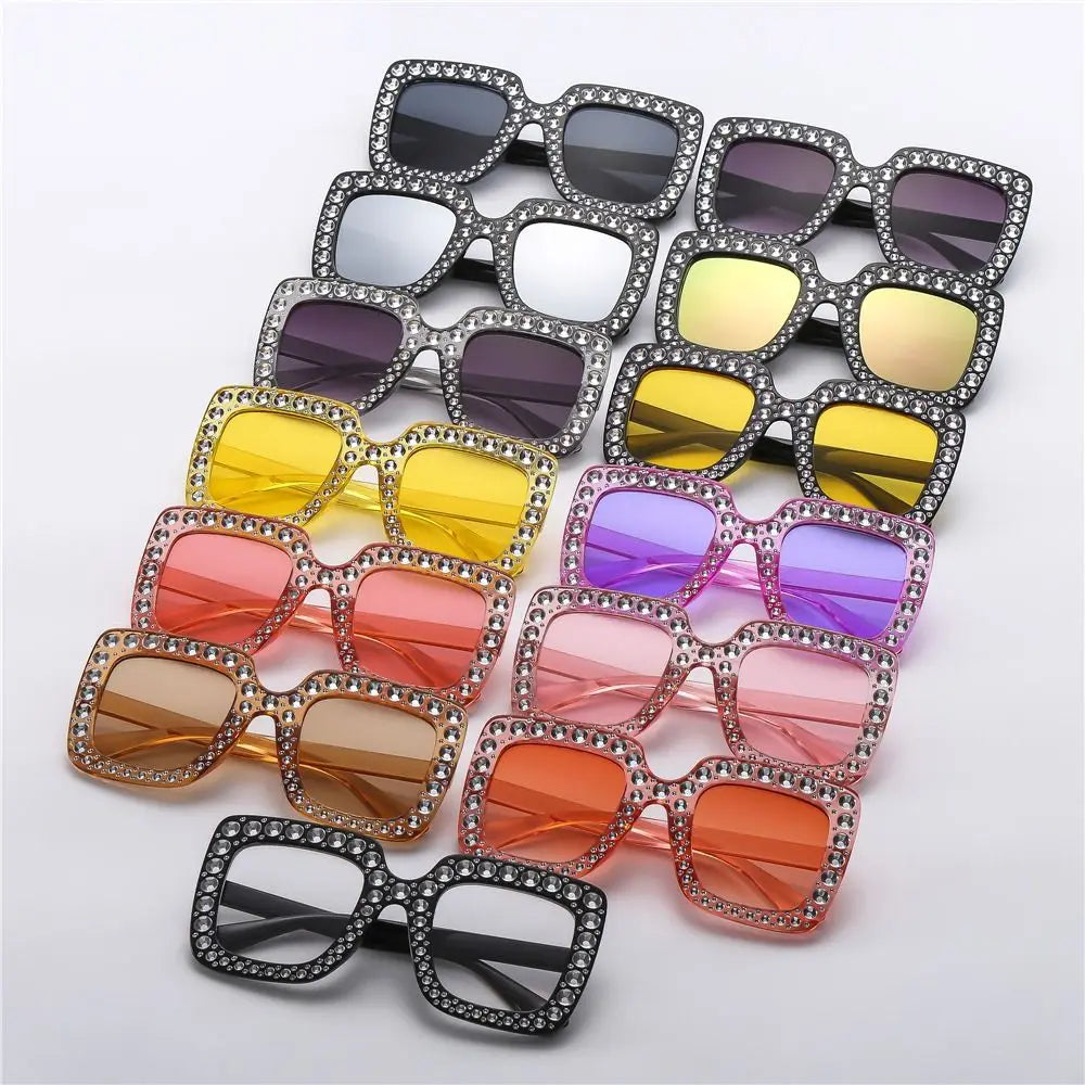 Rhinestone Sunglasses, Kids Sparkling Sunglasses, Diamond Square Shades, UV400 Children’s Eyewear, Trendy Girls Sunglasses, Rhinestone Fashion Goggles, Stylish Kids Sunglasses, Sparkling Rectangle Sunglasses, Polycarbonate Kids Shades, 2025 Fashion Eyewear

