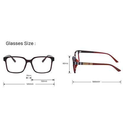 retro glasses, blue light blocking, square frames, unisex eyewear, computer glasses, office eyewear, prescription glasses, Plastic Titanium, polycarbonate lenses, fashion eyeglasses