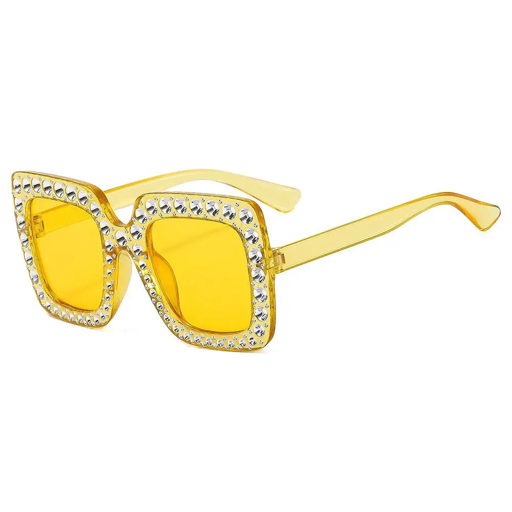 Rhinestone Sunglasses, Kids Sparkling Sunglasses, Diamond Square Shades, UV400 Children’s Eyewear, Trendy Girls Sunglasses, Rhinestone Fashion Goggles, Stylish Kids Sunglasses, Sparkling Rectangle Sunglasses, Polycarbonate Kids Shades, 2025 Fashion Eyewear

