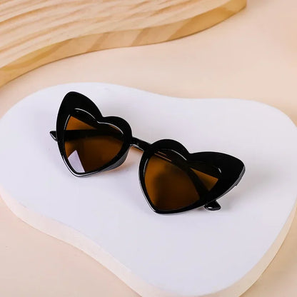 Kids Heart Sunglasses, Cute Heart Shades, Polarized Kids Sunglasses, UV400 Protection Glasses, Cartoon Sunglasses for Kids, Outdoor Sunglasses for Girls, Heart-Shaped Kids Glasses, Polycarbonate Children Sunglasses, Trendy Kids Eyewear, Fun Sunglasses for Children