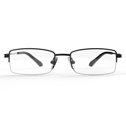 Anti Blue Light, Computer Glasses, Metal Frame, Polycarbonate Lenses, Unisex Eyewear, Clear Optical Lenses, Blue Light Protection, Rectangle Glasses, Alloy Frame, Vision Comfort