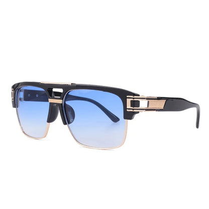 luxury men sunglasses, glamour fashion shades, mirrored retro sunglasses, vintage square designer eyewear, casual alloy frame sunglasses, trendy fashion sunglasses, unisex designer shades, UV protection sunglasses, men's glamour eyewear, women's retro shades.