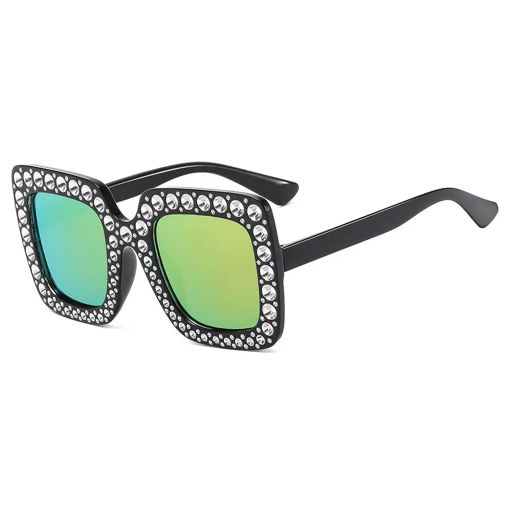 Rhinestone Sunglasses, Kids Sparkling Sunglasses, Diamond Square Shades, UV400 Children’s Eyewear, Trendy Girls Sunglasses, Rhinestone Fashion Goggles, Stylish Kids Sunglasses, Sparkling Rectangle Sunglasses, Polycarbonate Kids Shades, 2025 Fashion Eyewear

