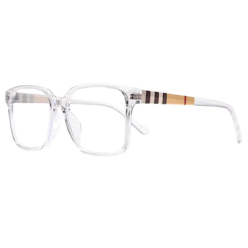 retro glasses, blue light blocking, square frames, unisex eyewear, computer glasses, office eyewear, prescription glasses, Plastic Titanium, polycarbonate lenses, fashion eyeglasses